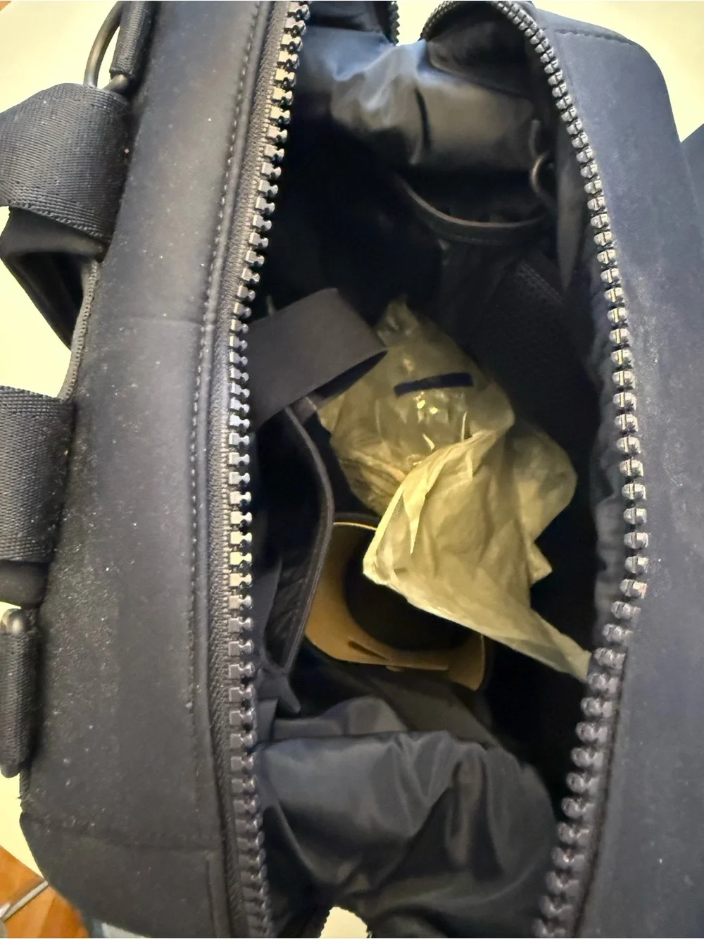 Dagne Dover Black Baby Bag Backpack